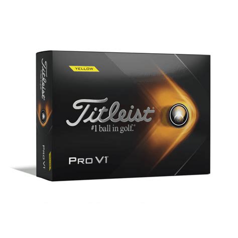 Titleist Pro V1 Yellow Golf Balls Personalised Logo Or Text Balls