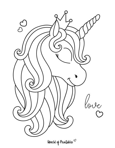 the best unicorn coloring pages for kids adults world