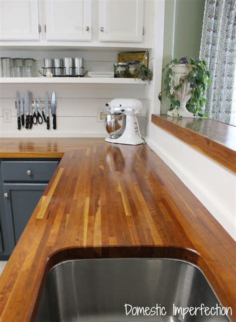 My Butcher Block Countertops Two Years Later Domestic Imperfection