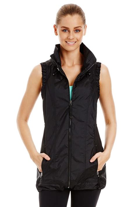Black Sleeveless Jacket From Lorna Jane This Will Take You To The Gym