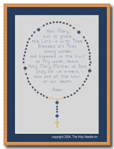 Cross stitch patterns stitch this free witch saying cross stitch pattern for a simple halloween decoration. Cross Stitch Pattern - PDF - Rosary : El Camino Real