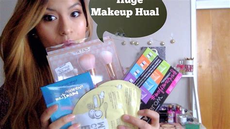 huge makeup and skincare haul youtube