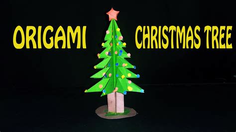 Christmas Tree Paper Christmas Tree Origami Tutorial Youtube