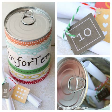 This is especially true for anniversary gifts. Tin for Ten - A 10th Anniversary Gift