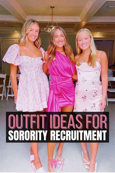 Insanely Cute Sorority Rush Outfit Ideas For Every Single Round In 2023