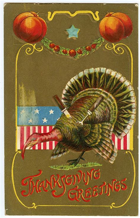 Lot Antique Vintage Postcard Thanksgiving Day