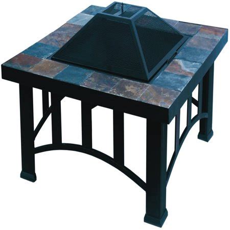 Living accents srfp90 ember fire pit, round, 35 d. Living Accents SRFP87 Fire Pit Table, 36", Brown - Walmart.com