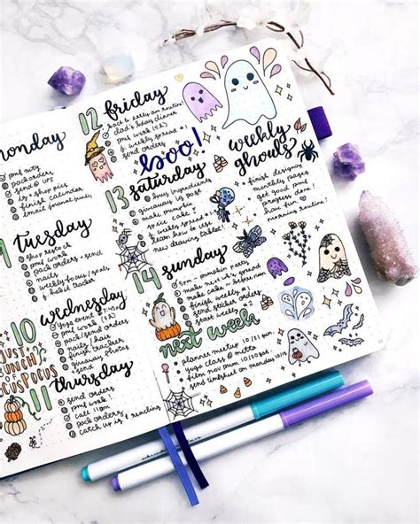 33 Amazing Bullet Journal Weekly Spreads Youll Want To Steal Updated