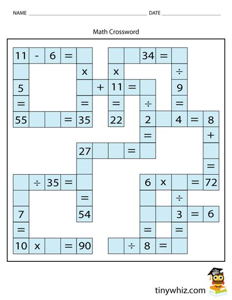 Math Puzzle Worksheets 4th Grade Fun Math Worksheets To Print
