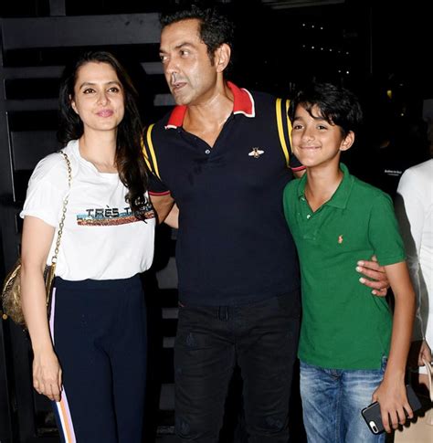Maybe you would like to learn more about one of these? Bobby Deol enjoys quiet dinner with wife Tanya and son ...