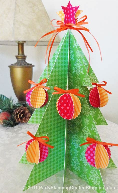 Party Planning Center Free Printable Paper Christmas Tree