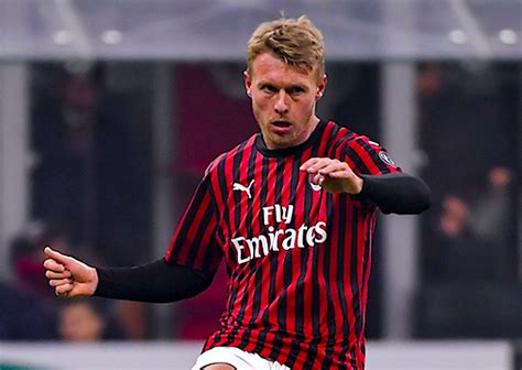 He was through on goal if he hadn't been fouled there but kjaer doesn't get a c ard of any colour. Milan activate option to make permanent deal for Simon ...