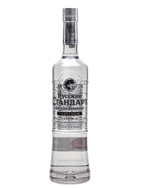 Russian Standard Platinum Vodka Buy From Worlds Best Drinks Shop
