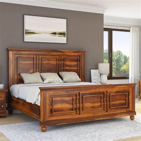 Pecos Mission Solid Wood Platform Bed Shop In King Queen And Full Size