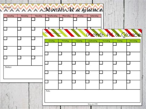 Undated Printable Monthly Calendars Pdf Month Calendar Printable