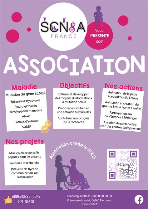 nouvelle affiche pour présenter l association scn8a france association scn8a france