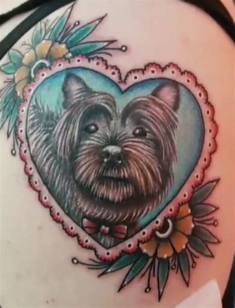 10 Most Beautiful Pet Memorial Tattoos Urns Keepingdog