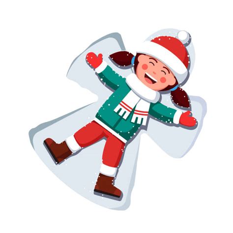 Snow Angel Illustrations Royalty Free Vector Graphics And Clip Art Istock