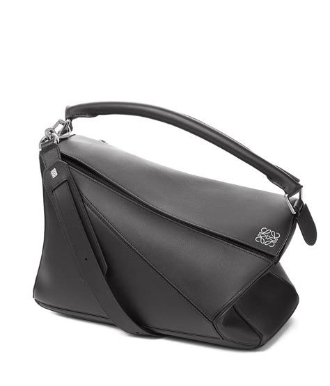 Expert customer care · new arrivals daily · endless designer styles Puzzle Large Bag Black - LOEWE