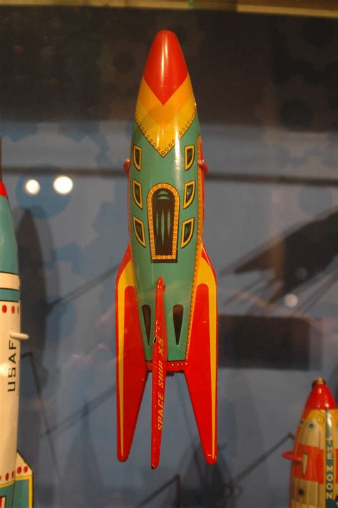 Vintage Toy Rocket Seen At The Museum Of Science And Indus Flickr