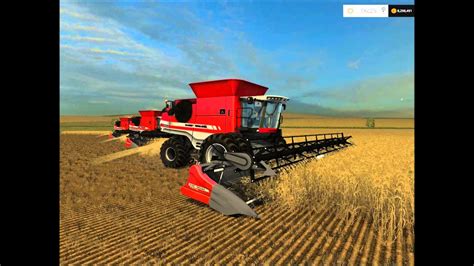 Massey Ferguson Agco Combine 9895 American Version Big Boss Modding In