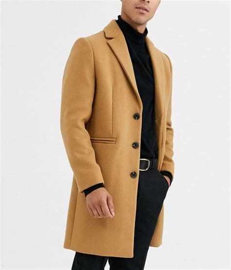 Maybe you would like to learn more about one of these? Pardessus En Laine Coloris Camel - Mode Masculine - ASOS ...