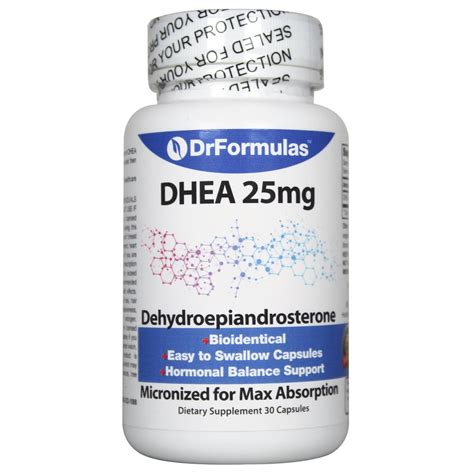drformulas 25mg dhea dehydroepiandrosterone booster for adults