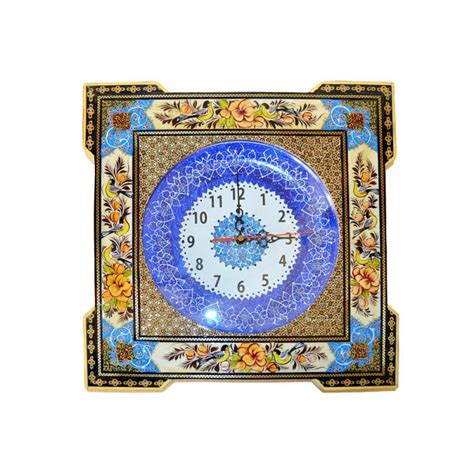 ساعت خاتم کاری سایز 38 Khatam Clock فروشگاه هنر اصفهان