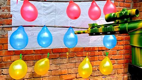 Our Ballon Show Video Ll Gorgeous Gun Shooter With Balloon Video 23