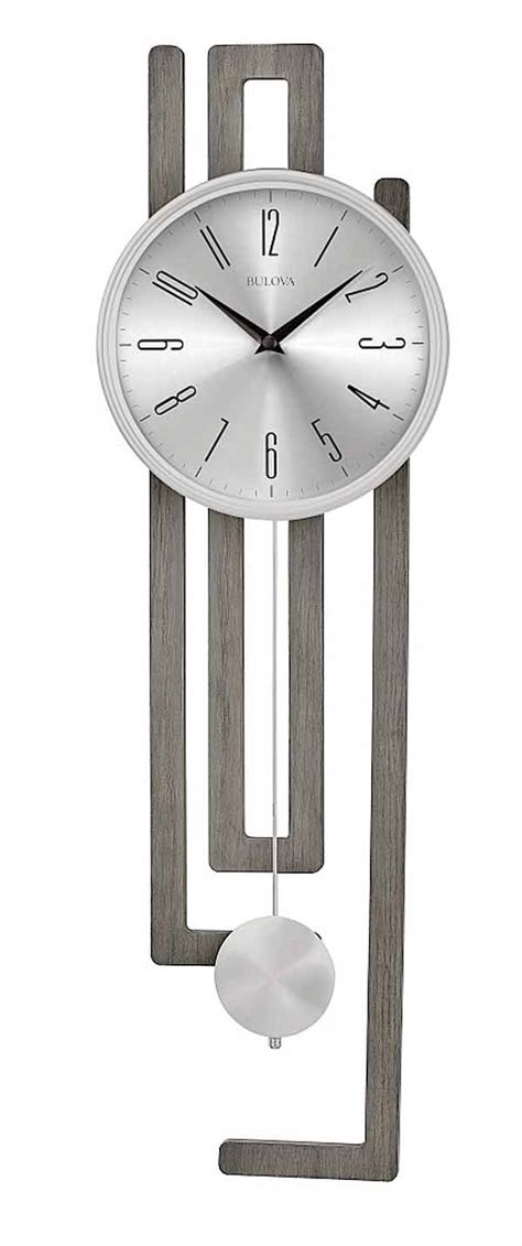 Bulova C3384 Newport Modern Wall Clock The Clock Depot
