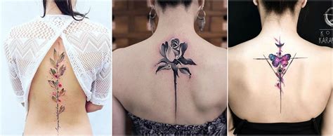 18 Diseños De Tatuajes Sexis Para La Espalda De Una Chica ~