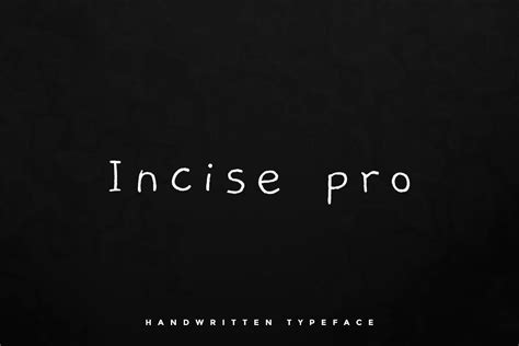 Archive of freely downloadable fonts. Incise pro - creative handwriting font | Creative fonts