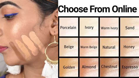 How To Choose The Right Foundation Shade From Online And Store How To Buy From Online Beginner