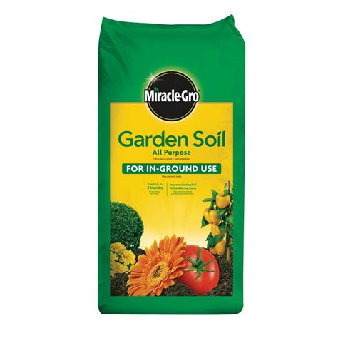 Miracle Gro Garden Soil All Purpose For In Ground Use 2 Cu Ft