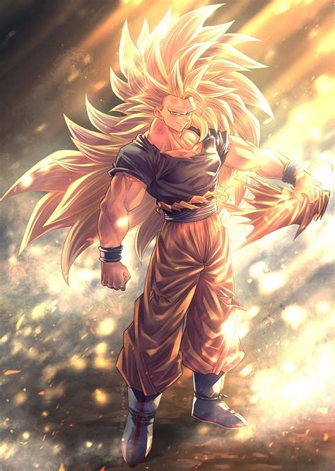 Goku Ssj3 By Mattariillust Anime Dragon Ball Super Dragon Ball Art
