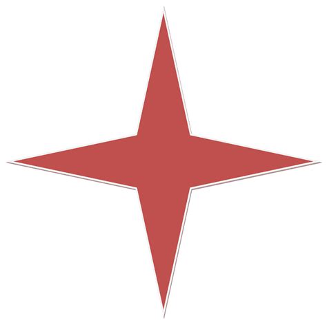The Red Point Star Logo Logodix
