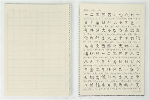 Korean Notebooks For Writing Chinese Characters Write Chinese