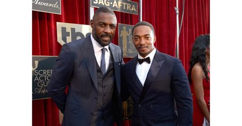 Pictured Idris Elba And Anthony Mackie Hot Guys At Sag Awards 2016