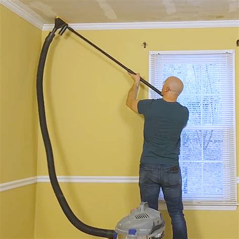 It is the most cost effective way to get rid of the textured ceiling while it is possible to learn how to install stretch ceilings yourself, it is best to hire a trained installer with experience. PopEEZE | Popcorn Ceiling Scraper With Vacuum Attachment ...