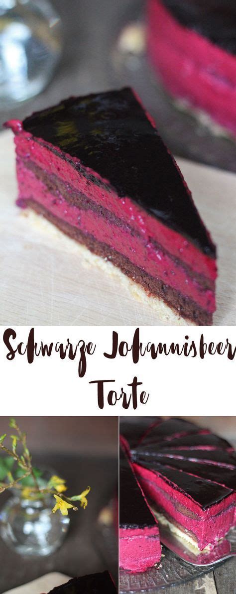Schwarze Johannisbeertorte - leckere Sonntagstorte ...