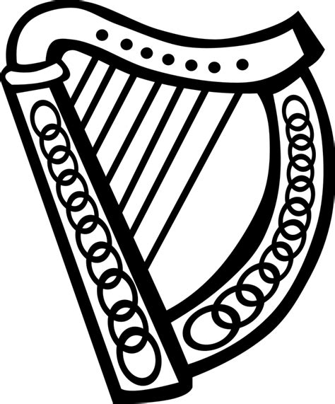 Free Clipart Celtic Harp Geraldg