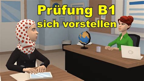 Prüfung B1 Dtz Sich Vorstellen Sprechen Teil 1 Youtube