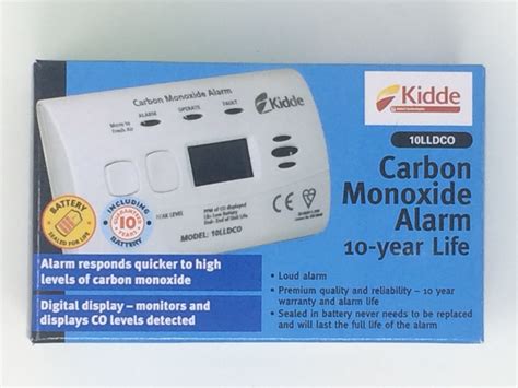 The kidde nighthawk carbon monoxide alarm continuously monitors the air in your home and displays the results on a digital display screen; Kidde Carbon Monoxide Detector Alarm 10 year life ...