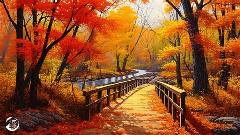 Enchanting Autumn Forests With Beautiful Piano Music🍁4k Autumn Ambience