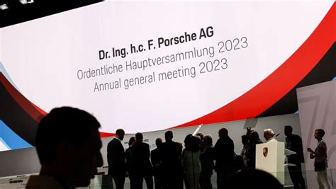 Porsche mit turbulenter Hauptversammlung Luxus Protest und Aktionärs