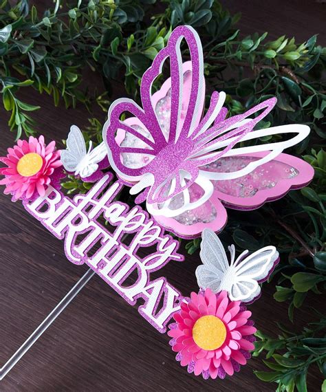 Butterfly Shaker Cake Topper Paper Flower Crafts Paper Crafts Origami
