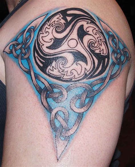 92 Authentic Irish Celtic Tattoos Knot Trinity Harp Band