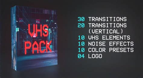 80's vhs intro pack | mogrt for premiere pro. Download VHS Pack - Premiere Pro » Free After Effects ...