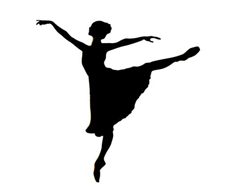 Ballet Dancers Silhouette Clipart Best