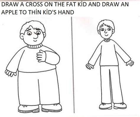 Fat And Thin Worksheets For Kids